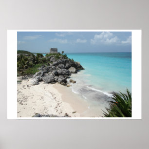Poster Ruínas maias de Tulum