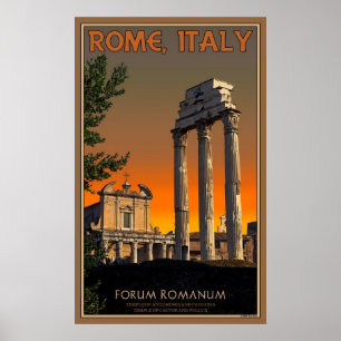 Póster Ruínas no Fórum Romano