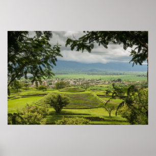 Poster Ruínas redondas das pirâmides, Sayulita, Nayarit