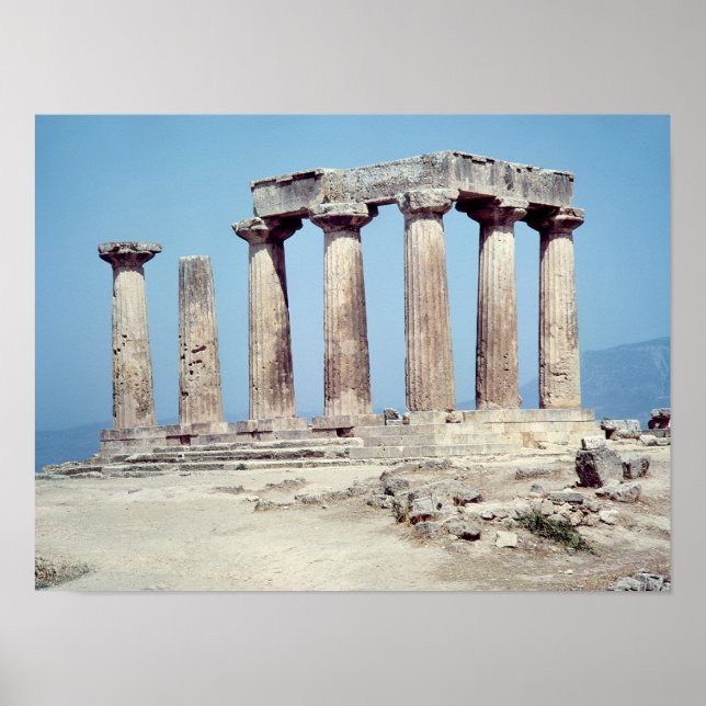 Poster Ruins of the Temple of Apollo, c.550 BC (Frente)