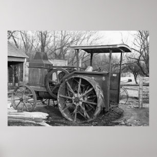 Poster Rumely avançado Trator, 1936