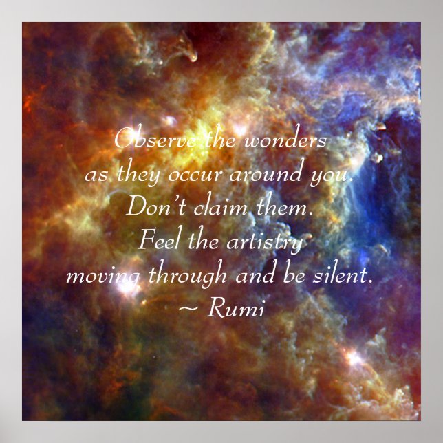 Póster Rumi As Maravilhas (Frente)