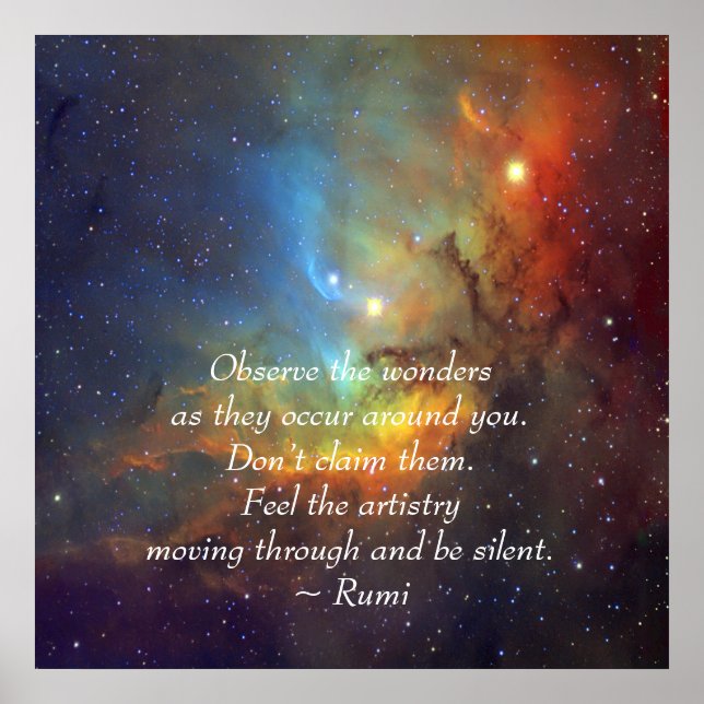 Póster Rumi As Maravilhas (Frente)