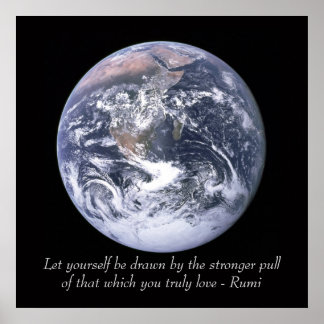 Póster Rumi Love Earth