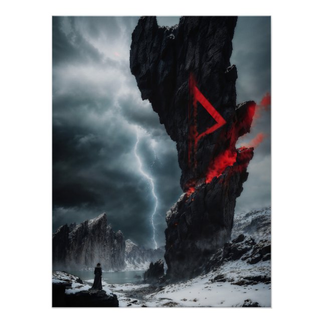 Póster Rune Thurisaz (Frente)