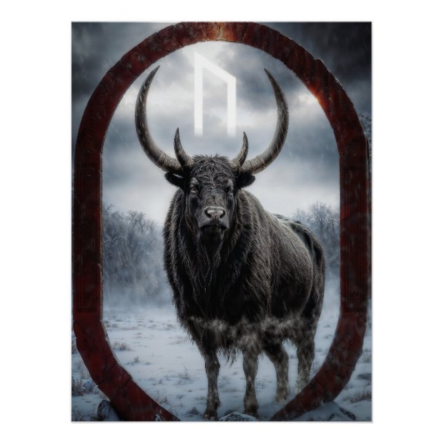 Póster Rune Uruz (Frente)