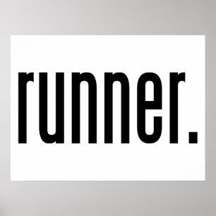 Póster runner.