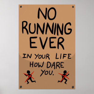 Poster Running de Framptown