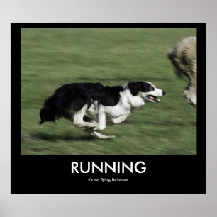 Poster RUNNING do demotivational
