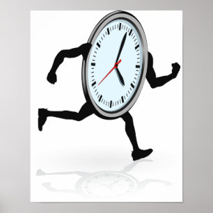 Poster Running do pulso de disparo