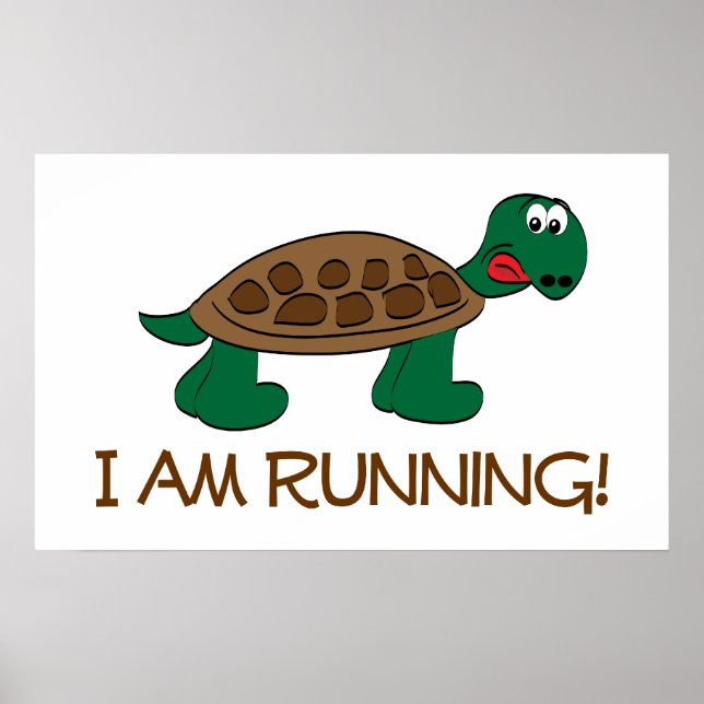Póster Running Tortoise (Frente)