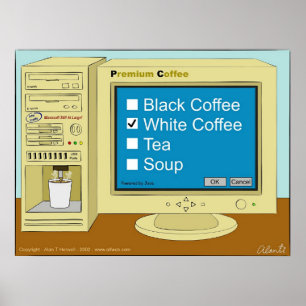 Póster Ruptura de café