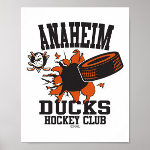 Poster Ruptura de Disco de Hóquei do Anaheim Ducks Licenc