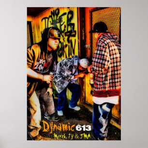 Póster Ruptura & entrada dinâmicas (Merch, TY & JMA)