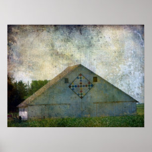Póster Rural Iowa Barn 2