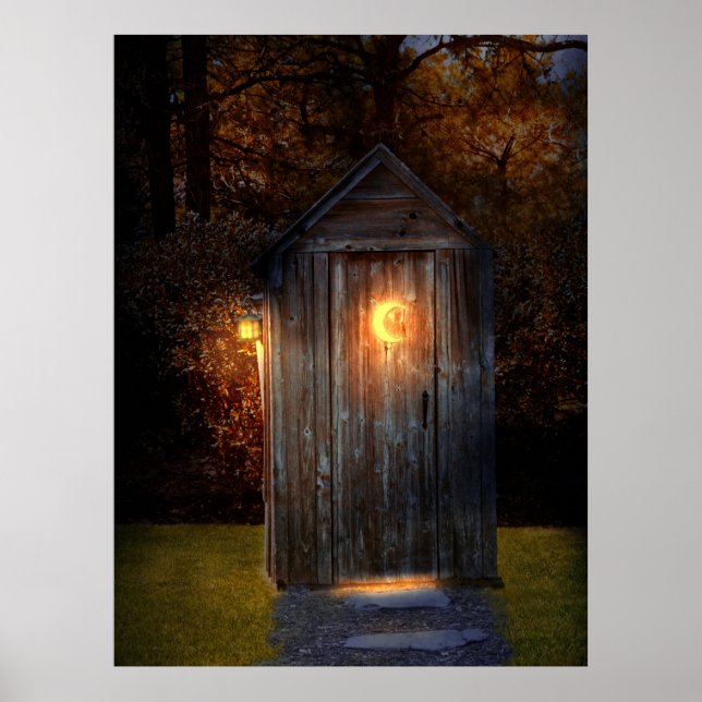 Póster Rural - Outhouse - Faça o necessário (Frente)