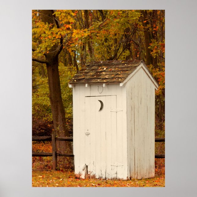 Poster Rural - Outhouse - Quando a natureza chama (Frente)