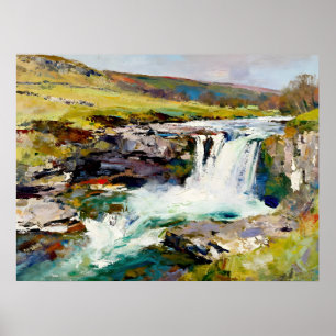 Poster "Rush of Dales" - Uma paisagem de Yorkshire