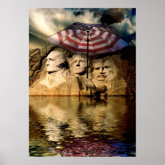 Póster Rushmore Flood