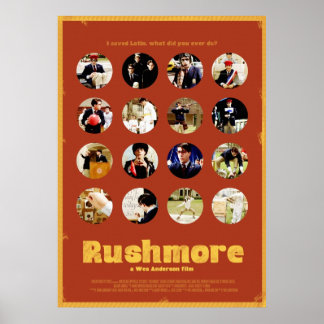 Poster Rushmore mostrando as muitas faces de Max Fischer