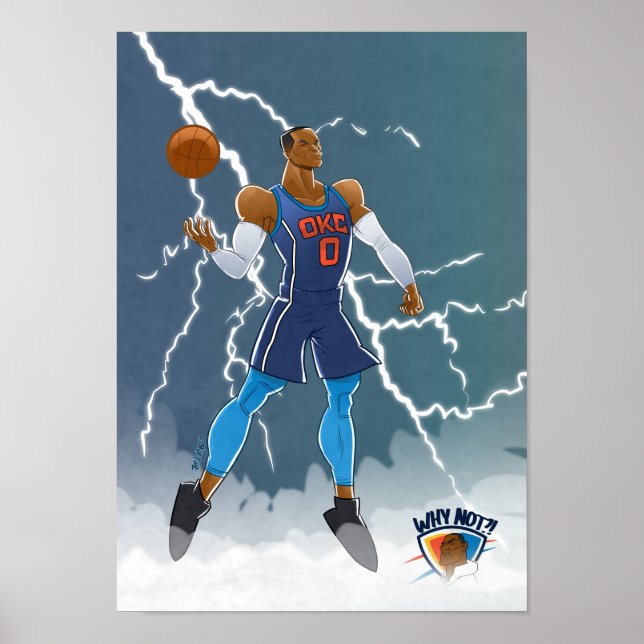Poster Russell Westbrook (Frente)