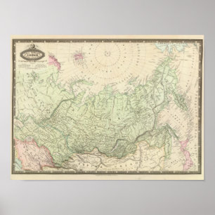Póster Rússia e Ásia