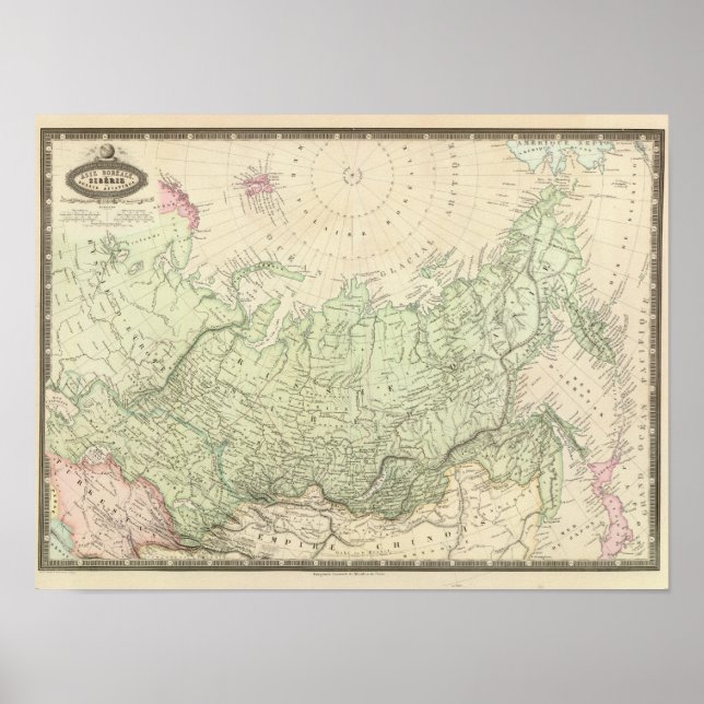 Póster Rússia e Ásia (Frente)