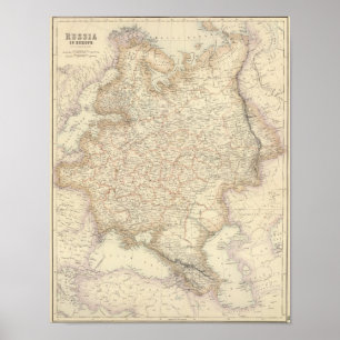 Poster Rússia e Europa