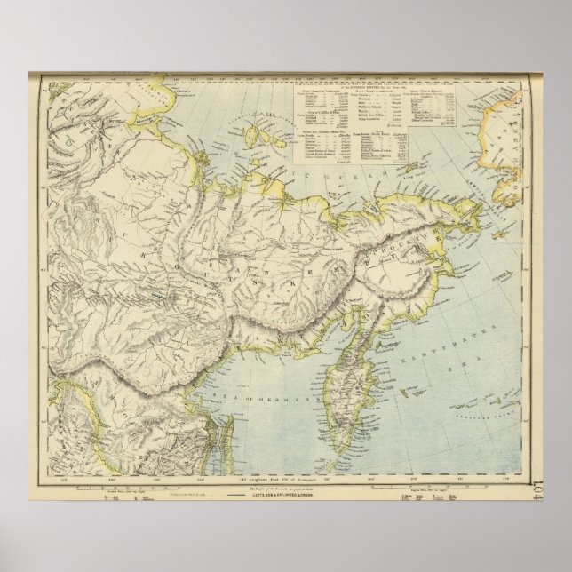 Póster Rússia e Sibéria (Frente)