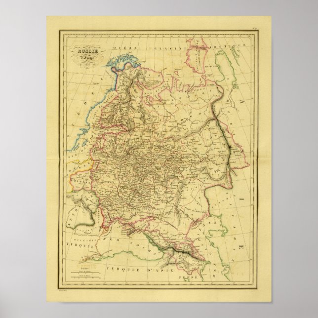 Póster Rússia Europeia 3 (Frente)