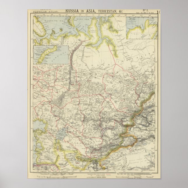 Poster Rússia na Ásia (Frente)