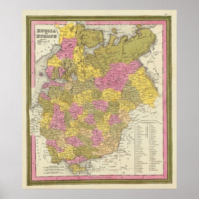Póster Rússia Na Europa (Frente)