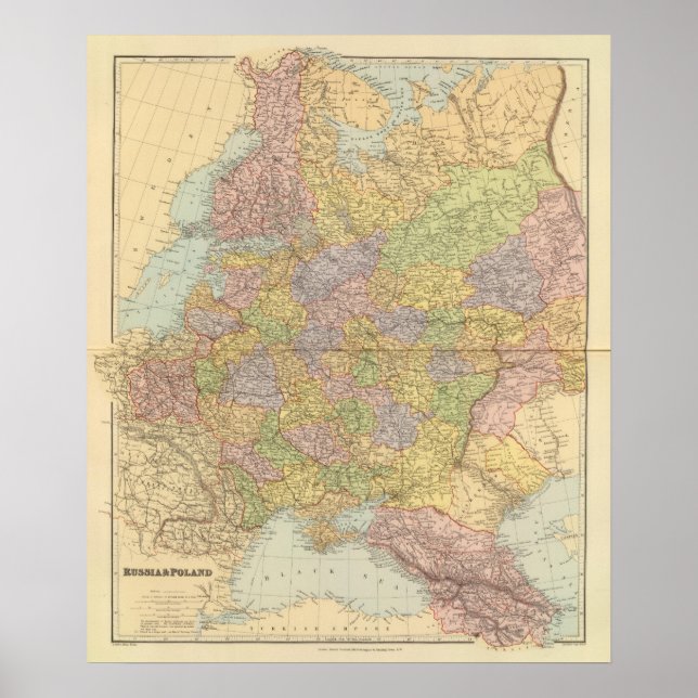 Póster Rússia, Polônia (Frente)