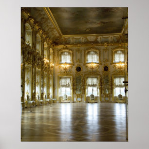 Póster Rússia, Ruas. Petersburgo, Palácio de Peterhof (