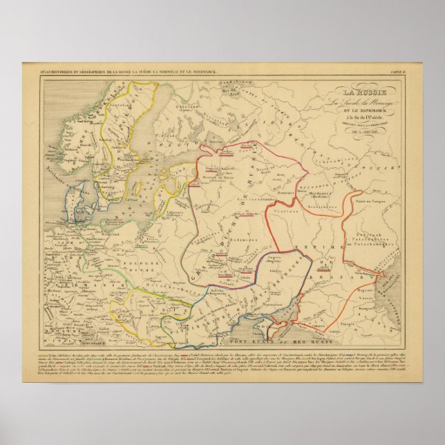 Poster Russie, Suede, Norueguês 2 (Frente)