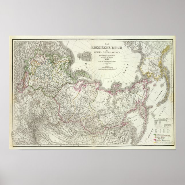 Póster Russische Reich - Império Russo (Frente)