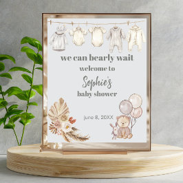 Poster Russo Boho Pampas Podemos Brindar Sinal De Boas-Vi