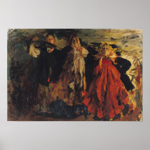 Póster Russo Camponês, 1902