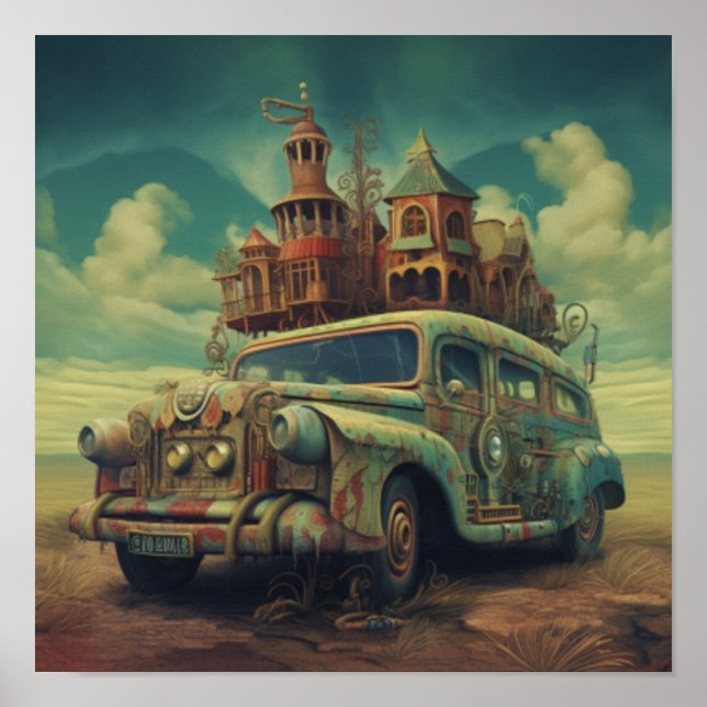 Poster Rust & Reverie: O Dreamhouse Viajante (Frente)