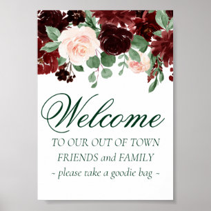 Poster Rustic Blooms Convidado fora da cidade em Terrac