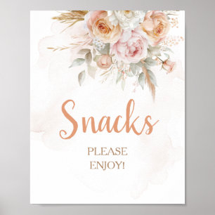 Poster Rustic Floral não é uma maravilhosa Caça de Aniver