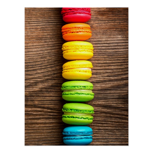 Póster Rustic Macaron Stack (Frente)