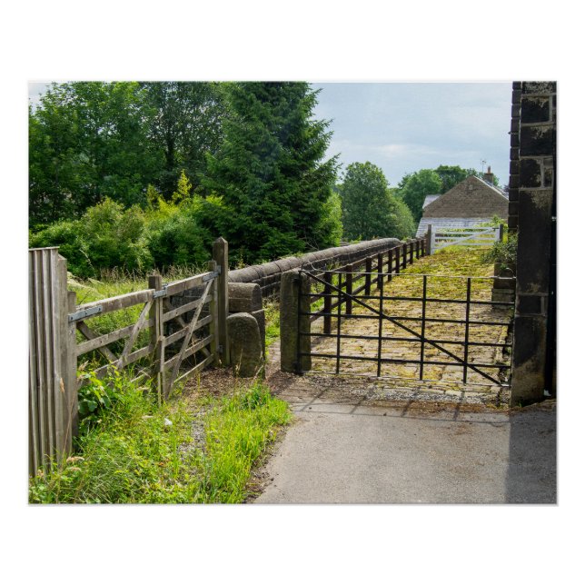 Póster Rustic Path, Mytholmroyd (Frente)