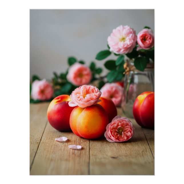 Póster Rustic Peach Beauty (Frente)