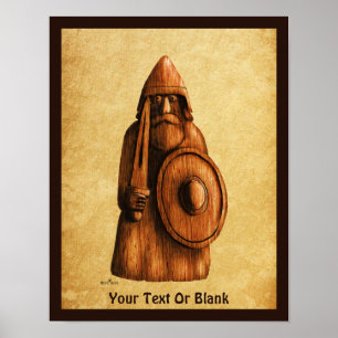 Poster Rustic Viking