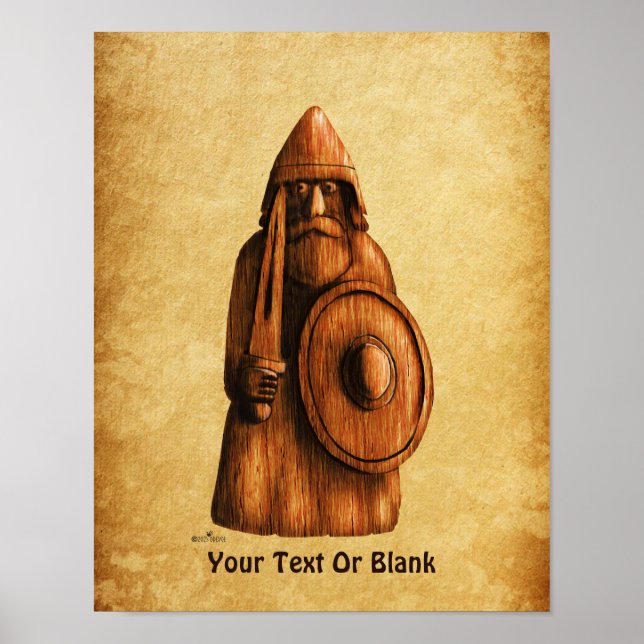 Poster Rustic Viking (Frente)