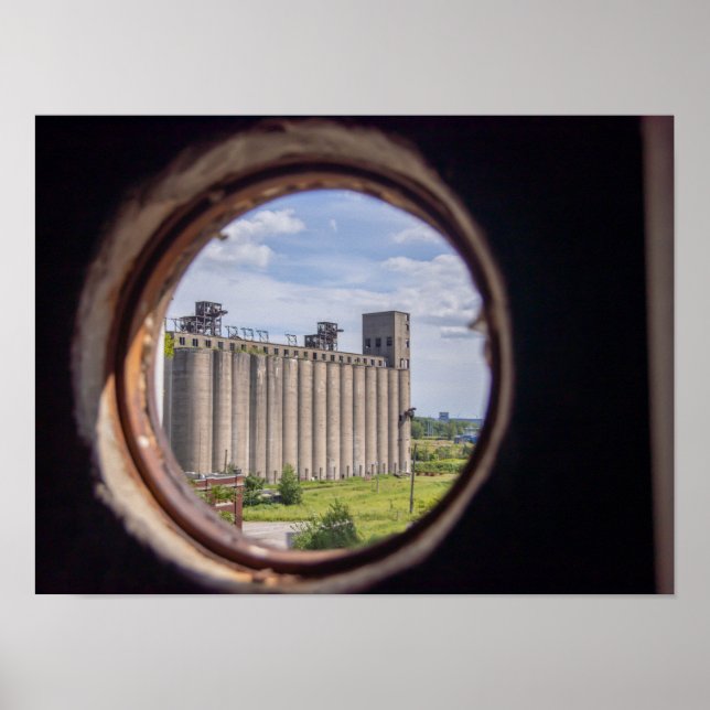 Poster Rusting Grain Silo (Frente)