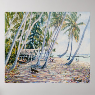 Póster Rustling as palmas Zanzibar 2002