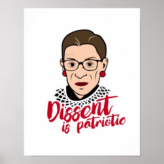 Póster Ruth - A dissidência é Patriótica. (Frente)