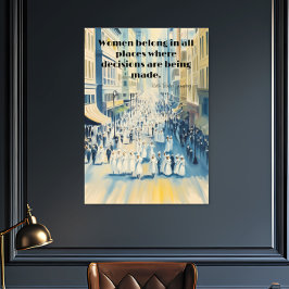 Poster Ruth Bader Ginsberg: Sofrimento feminino